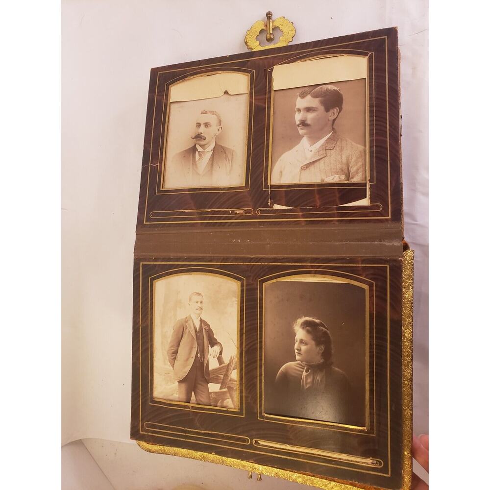 48 19th Century Cabinet Cards Carte-de-Visite Tintypes Family Album NY
